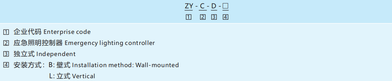 ZY-C-D Emergency Lighting Controller