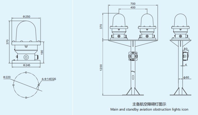 CN192 Explosion-Proof Aviation Obstruction Lights