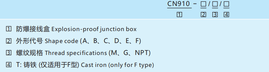 CN910 Explosion-Proof Junction Box