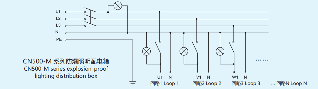 CN500 Explosion-Proof Lighting Distribution Unit